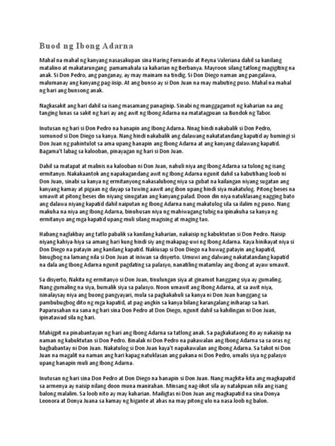 ibong adarna kabanata 34|Ibong Adarna Buod: Pagsusuri ng Kabanata 1.